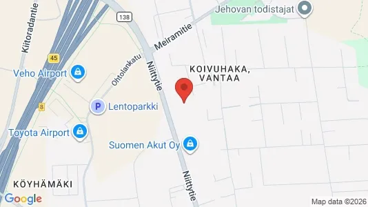 Lager zur Miete i Vantaa – Foto von Google Street View