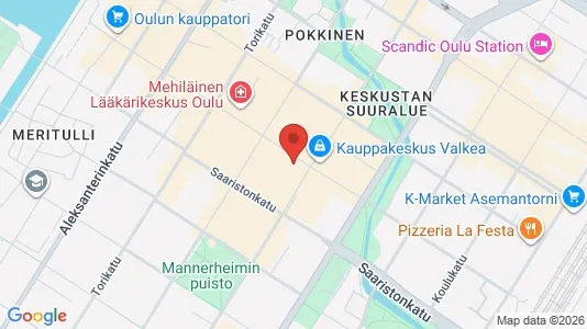 Lokaler til leje i Oulu - Foto fra Google Street View