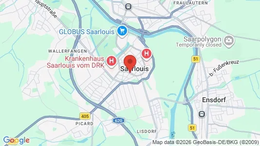 Kontorlokaler til leje i Saarlouis - Foto fra Google Street View