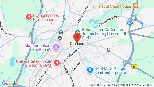 Kontorslokaler för uthyrning i Gießen – Foto från Google Street View