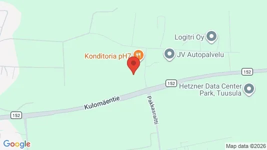 Warehouses for rent i Tuusula - kort over placeringen