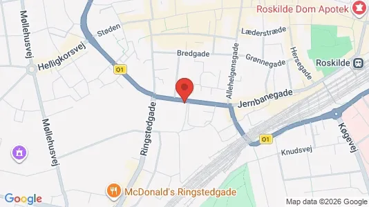 Lokaler til leie i Roskilde – Bilde fra Google Street View