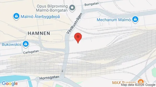 Commercial properties for rent i Staffanstorp - kort over placeringen