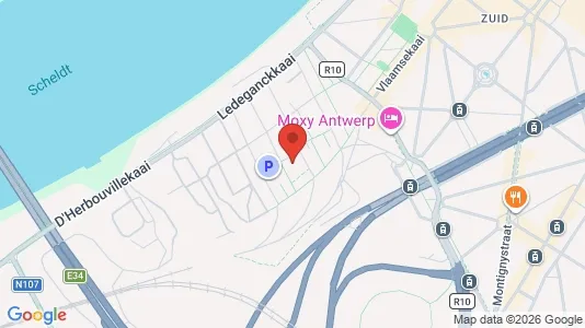Gewerbeflächen zur Miete i Stad Antwerp - kort over placeringen
