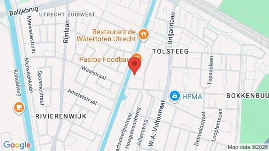 Kontorlokaler til leje i Utrecht Zuid - kort over placeringen