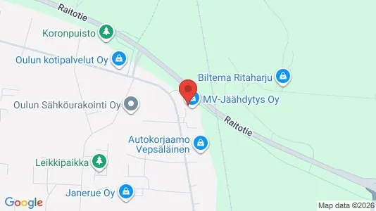 Nieruchomości przemysłowe Do wynajęcia i Oulu - kort over placeringen