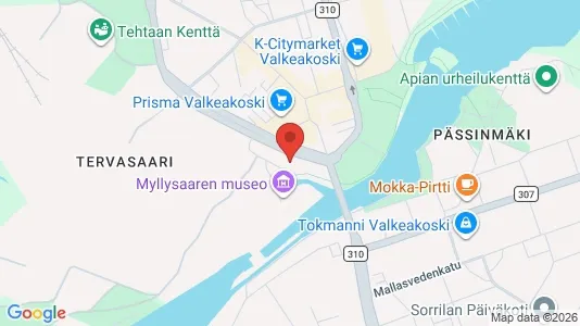 Commercial properties for sale i Valkeakoski - kort over placeringen