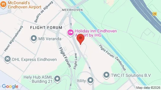 Lokale biurowe Do wynajęcia i Eindhoven - kort over placeringen