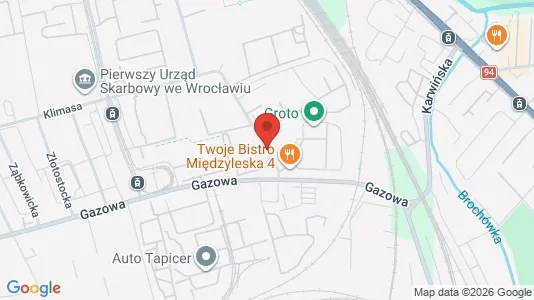 Kantorruimte te huur i Wrocław - Foto uit Google Street View