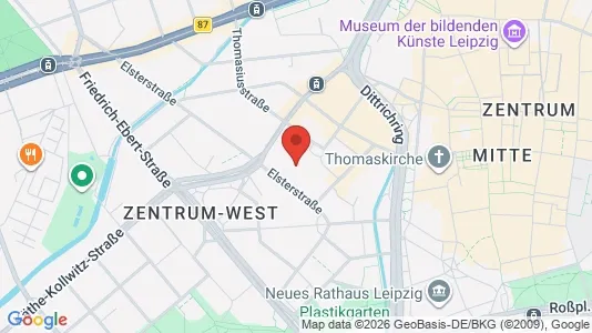 Kontorlokaler til leje i Leipzig - Foto fra Google Street View