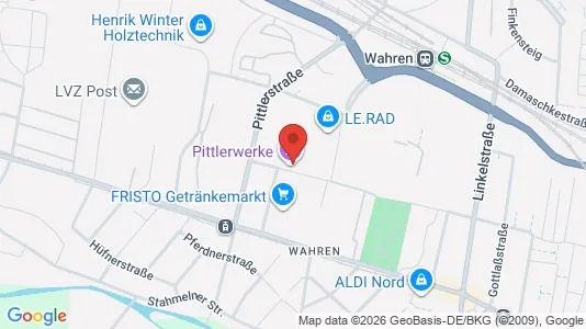Teollisuuskiinteistöt Vuokrattavana i Leipzig - Kuva Google Street Viewstä