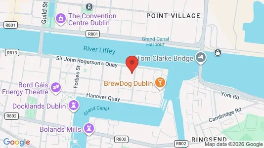 Office spaces for sale i Dublin 2 - kort over placeringen