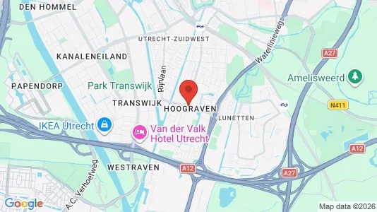Kaupat Vuokrattavana i Utrecht Zuid - Kuva Google Street Viewstä