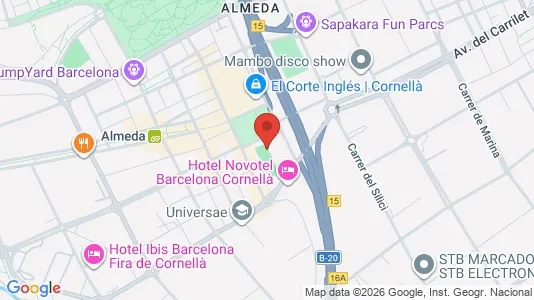 Commercial properties for sale i Cornellà de Llobregat - kort over placeringen