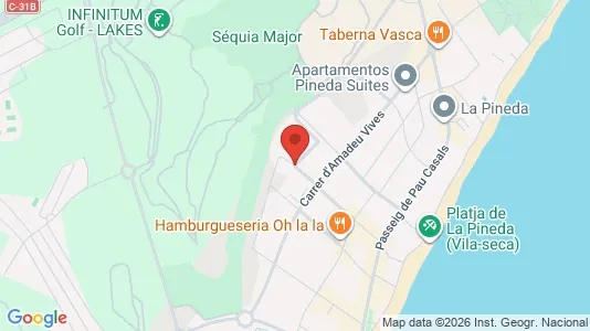 Commercial properties for sale i Salou - kort over placeringen