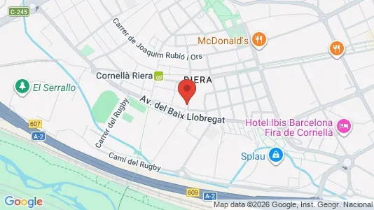 Commercial properties for sale i Cornellà de Llobregat - kort over placeringen