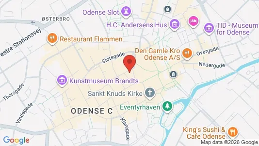 Kontorlokaler til leje i Odense C - Foto fra Google Street View