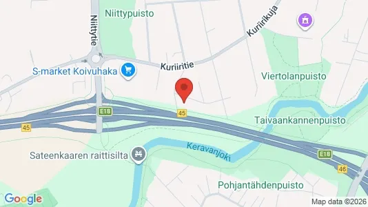 Lagerlokaler til leje i Vantaa - Foto fra Google Street View