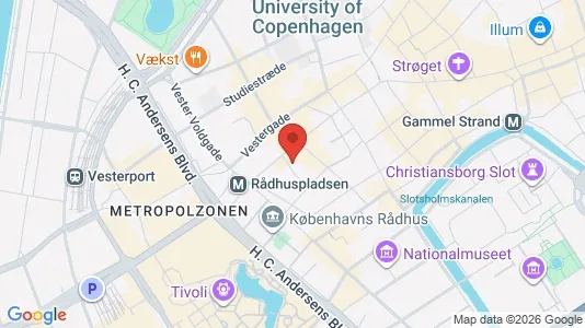 Office spaces for rent i Copenhagen K - kort over placeringen