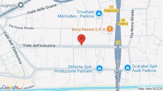 Toimistotilat Vuokrattavana i Padova - kort over placeringen