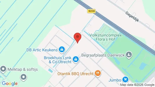 Office spaces for rent i Utrecht Overvecht - kort over placeringen