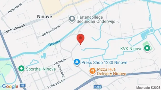 Nieruchomości komercyjne Na sprzedaż i Ninove - kort over placeringen