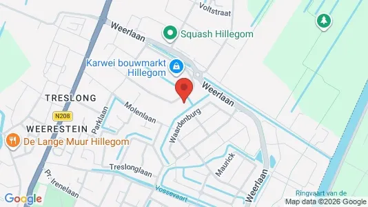 Commercial properties for rent i Hillegom - kort over placeringen