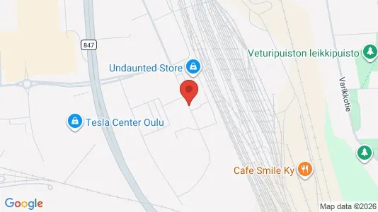Propiedades industriales En alquiler i Oulu - kort over placeringen
