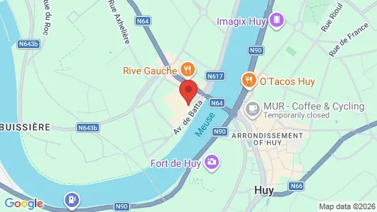 Commercial properties for sale i Hoei - kort over placeringen