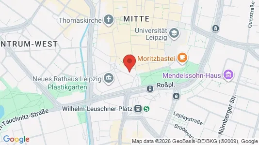 Espacios de oficina En alquiler i Leipzig - Foto de Google Street View