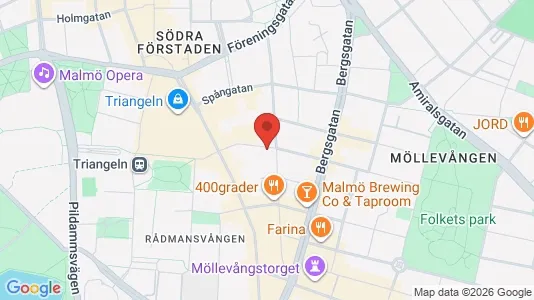 Kontorlokaler til leje i Malmø Centrum - Foto fra Google Street View