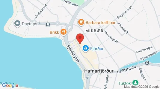 Commercial properties for sale i Hafnarfjörður - kort over placeringen