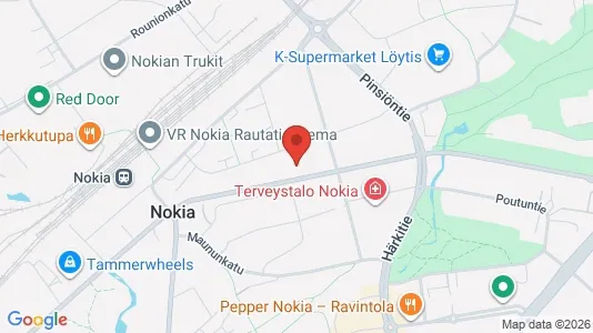 Gewerbeflächen zur Miete i Nokia - kort over placeringen