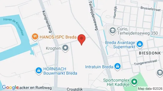 Nieruchomości komercyjne Na sprzedaż i Breda - kort over placeringen