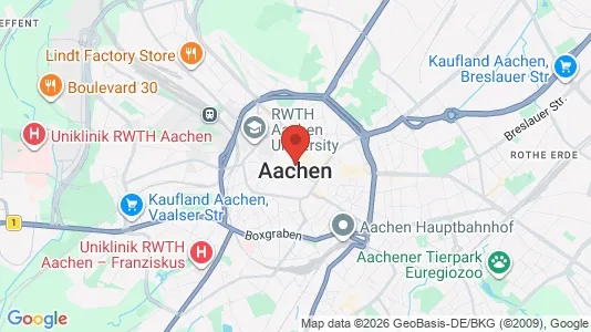 Kontorlokaler til leje i Aachen - Foto fra Google Street View