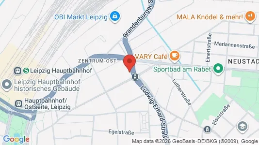 Büros zur Miete i Leipzig – Foto von Google Street View