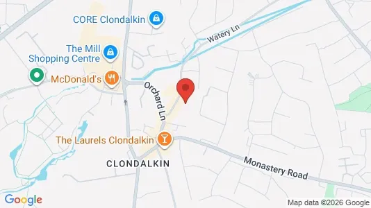 Industrial properties for rent i Dublin 22 - kort over placeringen