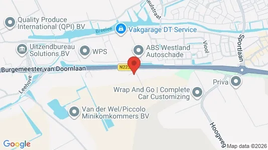 Lokaler til leie i Westland - kort over placeringen