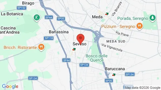Winkels te huur i Seveso - Foto uit Google Street View