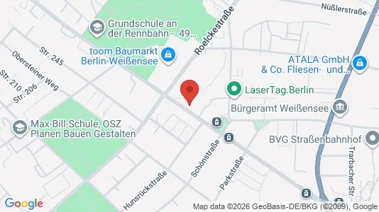 Lokaler til leie i Berlin Pankow – Bilde fra Google Street View