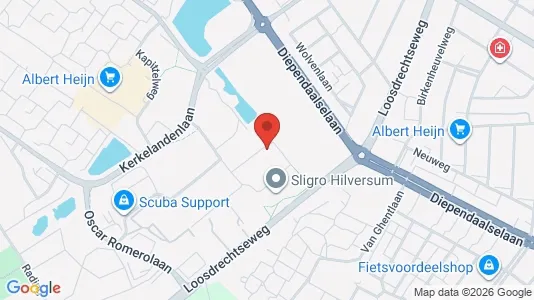 Lokale biurowe Do wynajęcia i Hilversum - kort over placeringen