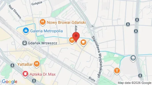 Büros zur Miete i Gdańsk - kort over placeringen