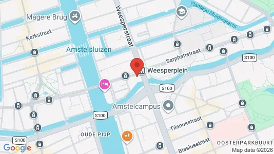 Lokale biurowe Do wynajęcia i Amsterdam Centrum - kort over placeringen