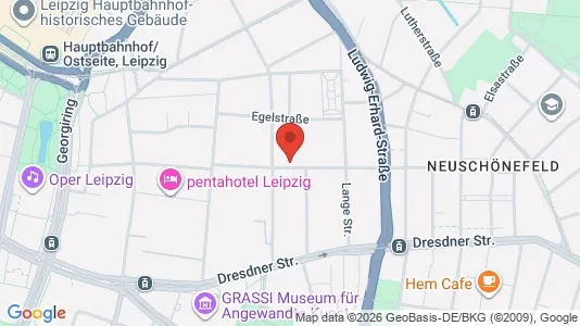Büros zur Miete i Leipzig – Foto von Google Street View