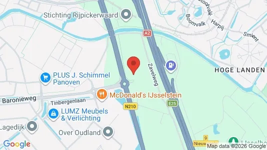 Nieruchomości komercyjne Do wynajęcia i IJsselstein - kort over placeringen