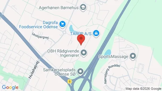 Büros zur Miete i Odense SØ – Foto von Google Street View
