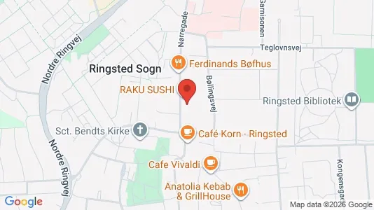 Clinics Do wynajęcia i Ringsted - kort over placeringen