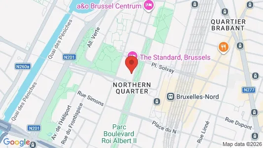 Büros zur Miete i Stad Brussel - kort over placeringen