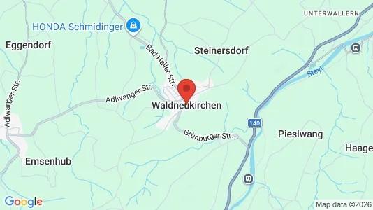 Gewerbeflächen zum Kauf i Waldneukirchen - kort over placeringen
