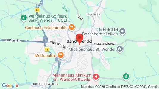Lokaler til leje i St. Wendel - Foto fra Google Street View